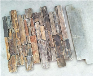 Rusty Slate Cement Culture Stone Tiles Wall Paving