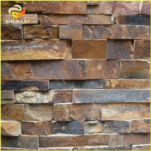 Rusty Slate Stacked Stone, Cultured Stone