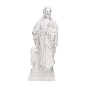 White Marble Hand Carved Decorate Religion Statue