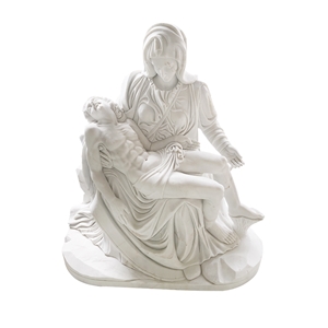 White Marble Hand Carved Decorate Religion Statue