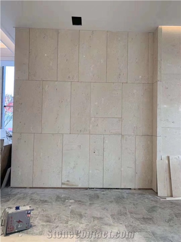 White Limestone Becking Beige Wall/Floor Tile