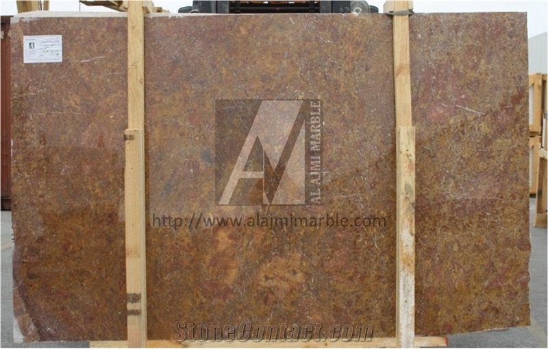 Tropical Oro Marble Slabs, Oman Gold Marble