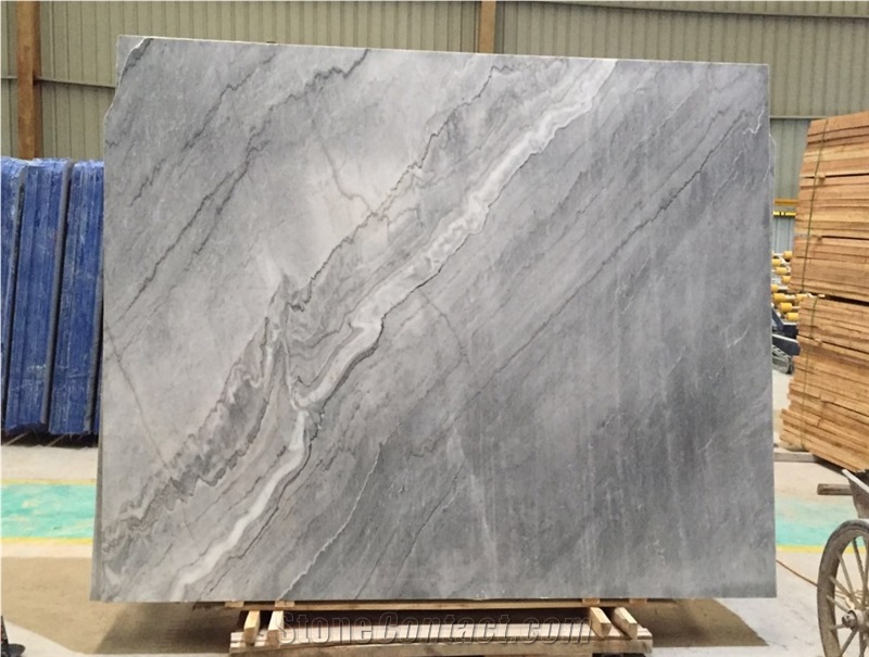 Oriental Grey Marble Bookmatched Big Slabs & Tiles