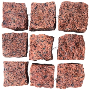 Red Granite Paving Stones,Cube Stone