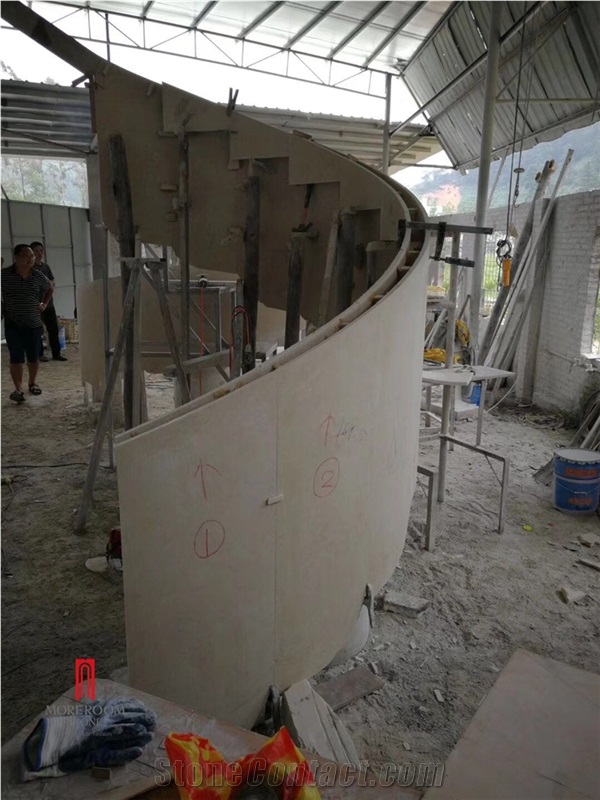 Villa Solid Marble Stair Steps