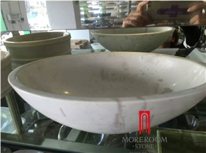 Volakas Marble Bathroom Wash Basin/Bowls