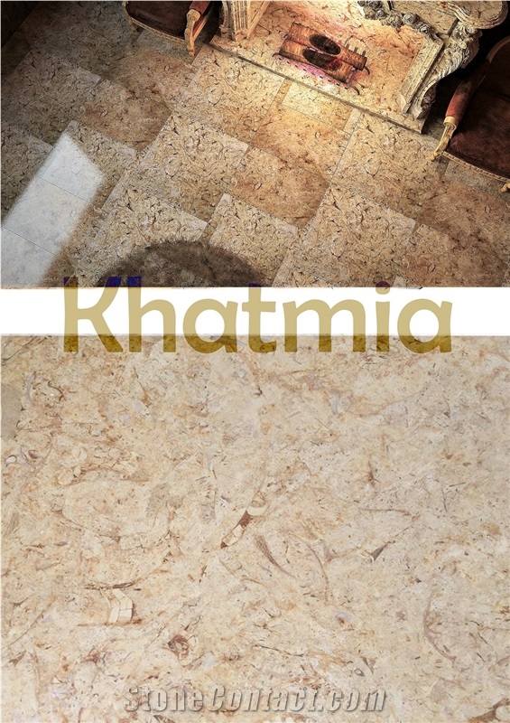 Khatmia Marble Slabs & Tiles, Egypt Beige Marble
