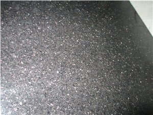 Black Galaxy Granite China Tiles Half Slabs