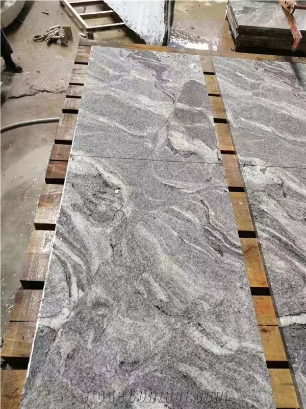 China Juparana Granite Tiles Slabs Wall Grey