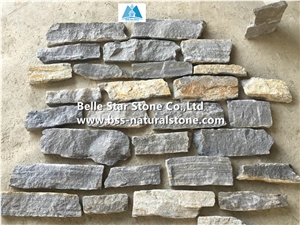 Blue Quartzite Loose Stone Thin Wall Cladding