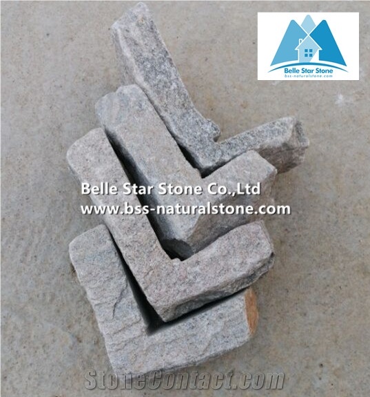 Grey Quartzite Field Stone Wall Thin Stone Veneer