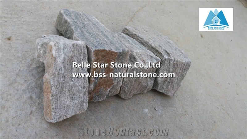 Grey Quartzite Wall Quoin & L Corner Stone