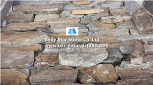 Rustic Quartzite Park Pillar Loose Stone Cladding