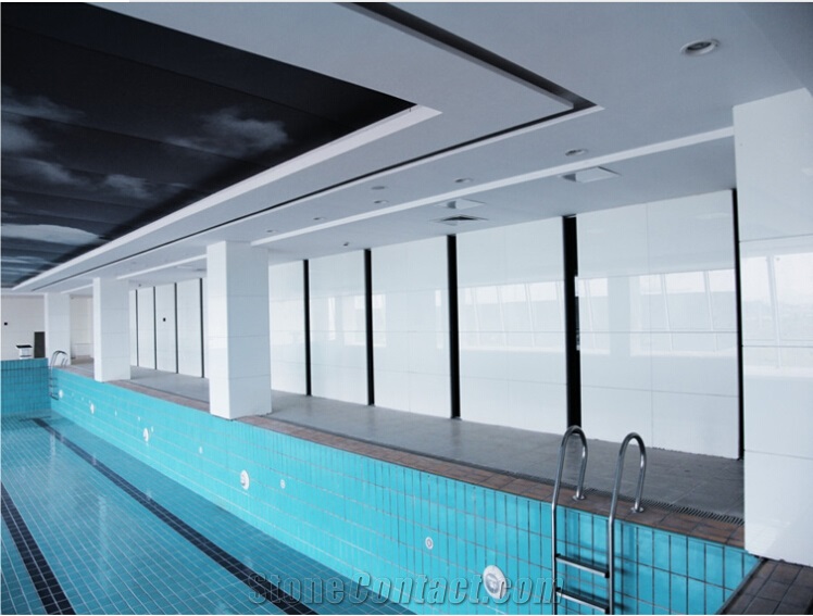 Polished White Nano Panel for Swimming Pool Tiles