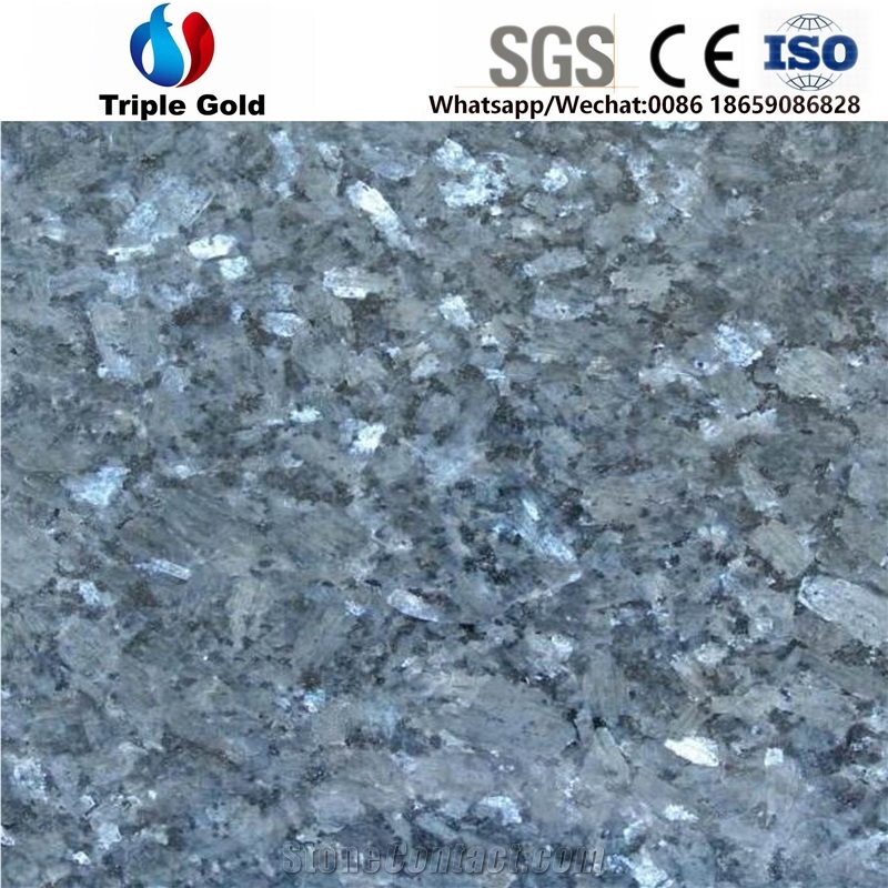 Blue Pearl 2# Silver Granite Floor Wall Tiles Slab