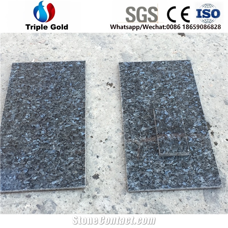 Blue Pearl 6# Granite Slabs Floor Wall Tiles Slabs