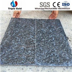Blue Pearl 6# Silver Granite Floor Tiles Slabs