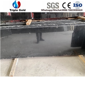 China Absolute Shanxi Black Granite Floor Tiles