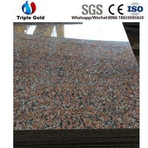 G561 Sanbao Marry Red Granite Floor Tile Slab