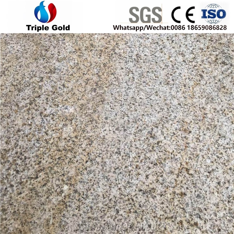G682 Rust Granite Flamed Granite Floor Tiles Slabs