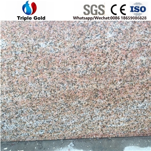 G682 Rusty Yellow Granite Flamed Floor Tiles Slabs