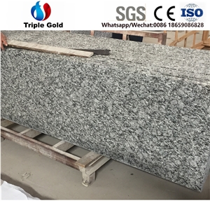 Spray White Granite Wall Floor Tiles Slabs