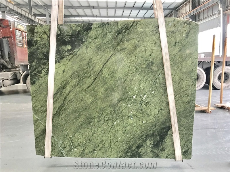 Dandong Green Ming Green Polished China Marble