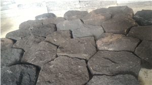 Bali Black Lava Stone Scaled Cultured Stone