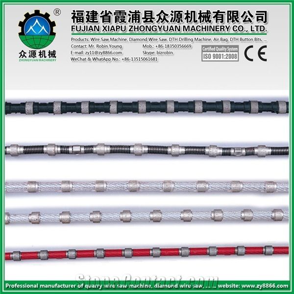 Diamond Wire Cutting Rope for Marble or Granite