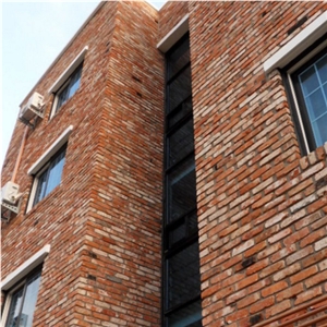 Reclaimed Brick Used for Exterior& Interior Wall