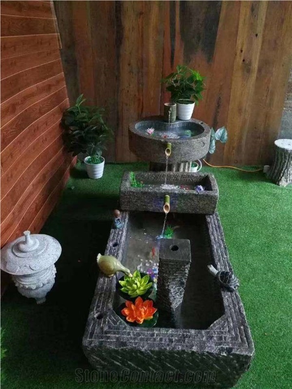 Water Feature , Stone Fountain for Landscaping