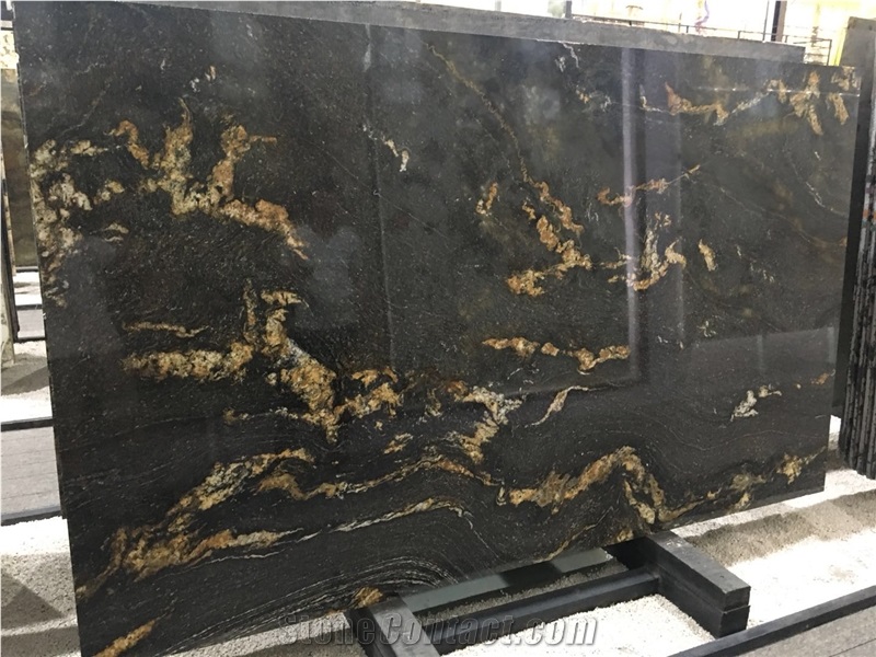 Fusion Black Granite Tiles Slabs Flooring Kitchen