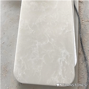 Alabaster White Resin Panel for Bathroom Decors