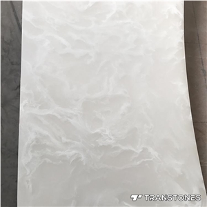Alabaster White Resin Panel for Bathroom Decors