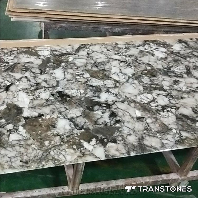 Artificial Alabaster Stone Wall Covering for Bar