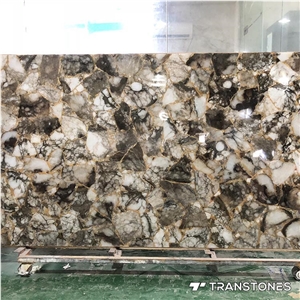 Artificial Onyx Slab Faux Alabaster Resin Panels