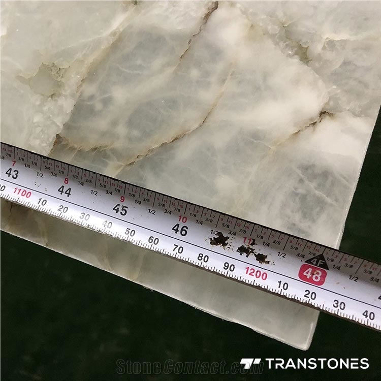 Artificial Onyx Slices Alabaster Stone Sheet