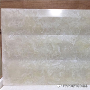 Artificial Onyx Stone Backlit Alabaster Resin Slab