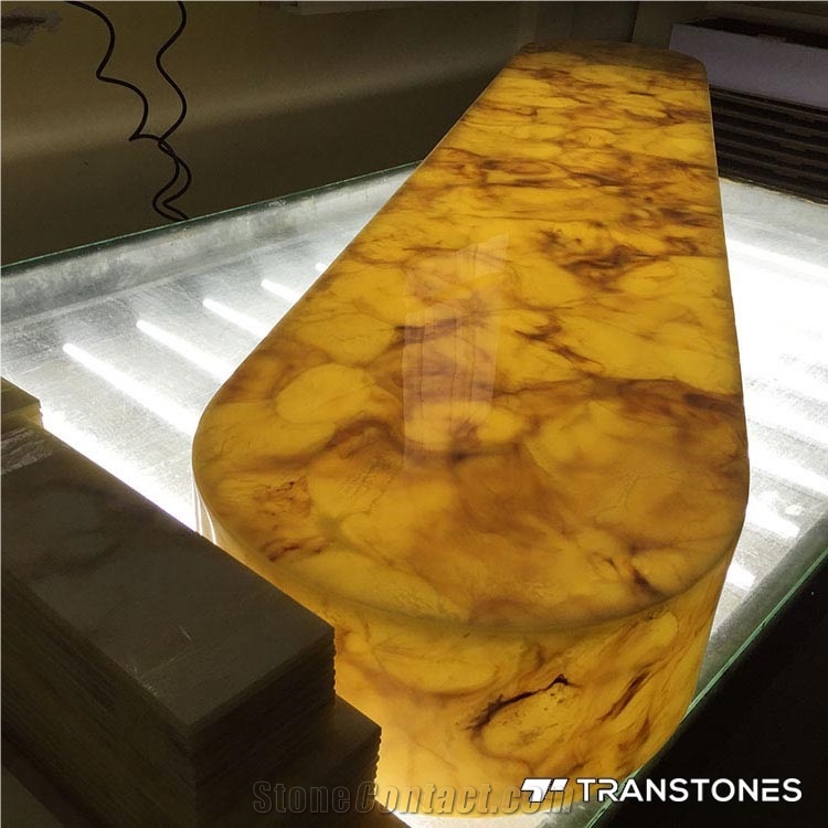 Artificial Stone / Onyx Alabaster / Bar Counter