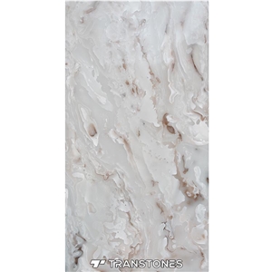 Artificial Translucent Resin Stone Slabs Faux Onyx
