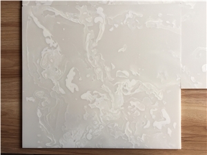 Artificial White Onyx Translucent Alabaster Stone