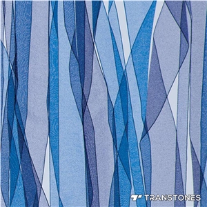 Blue Glitter Acrylic Sheet 3mm Walling Tiles