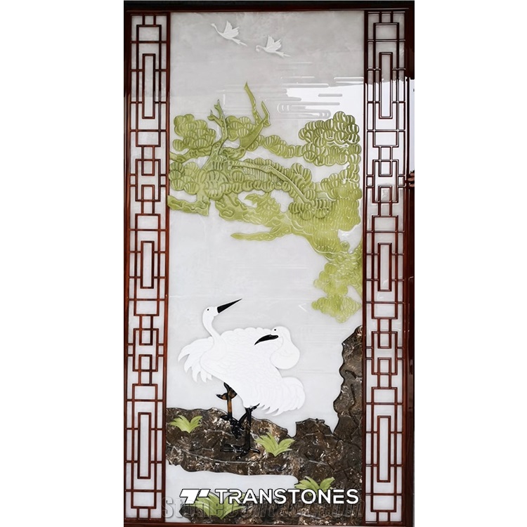 Chinese Painting Wall Decorative Faux Onyx Sheet