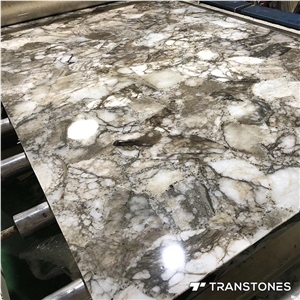 Crystallized Marble Stone Backlit Wall Panel