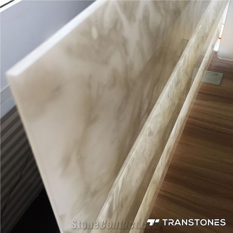 Faux Alabaster Artificial Stone Panels for Bar