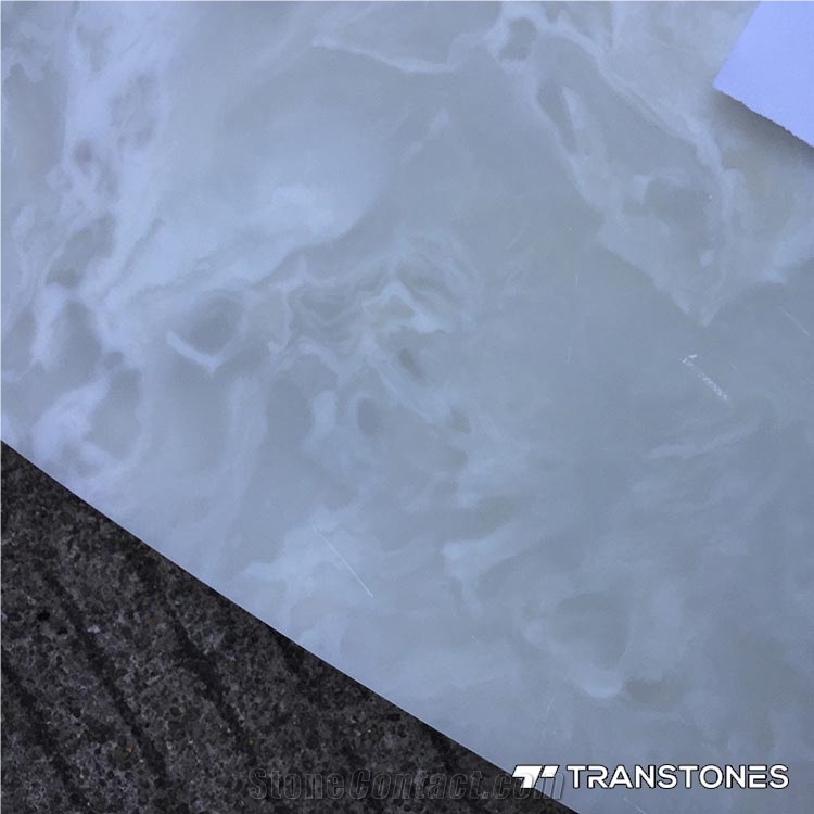 Faux Alabaster Stone Tiles Translucent Resin Panel