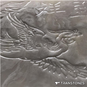 Faux Marble Stone Chinese Carving Design