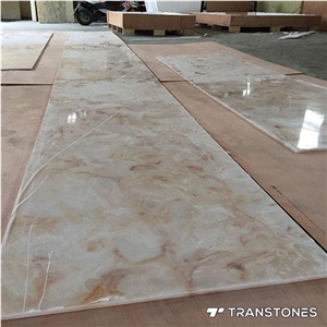 Faux Onyx Marble Translucent Attractive Pattern