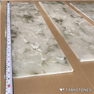 Grey Crystallized Marble Stone for Bar