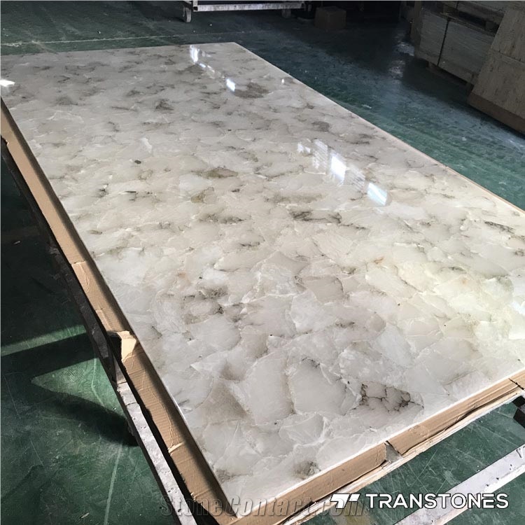 Grey Crystallized Marble Stone for Bar